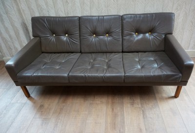 vintage, danish, scandinavian, leather, sofa, bank, Georg Thams, Rud Thygesen, Vejen Mobelfabric